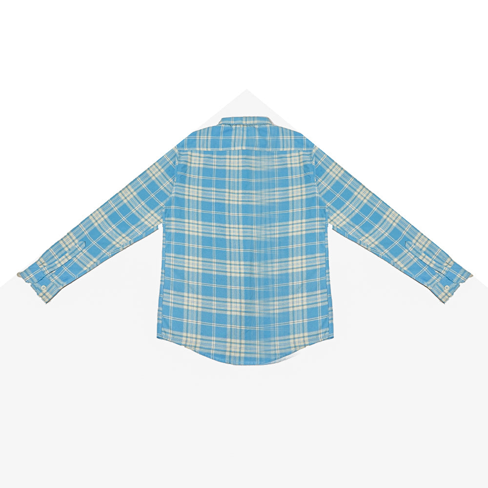Blue Checkered Brushed shirt