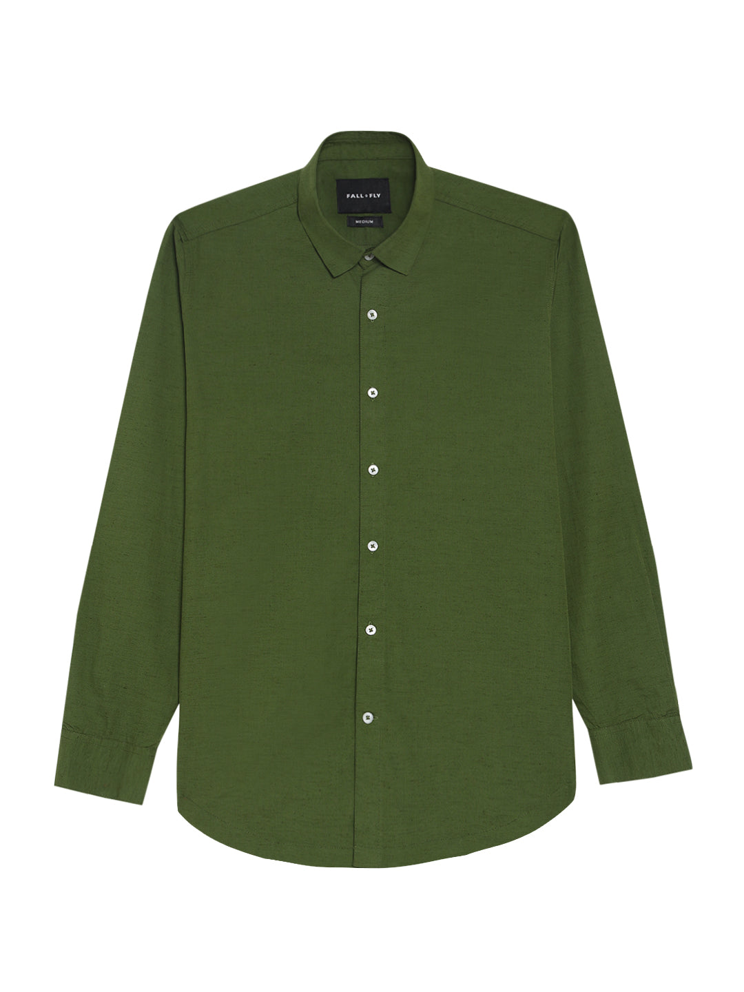 button down shirt in green