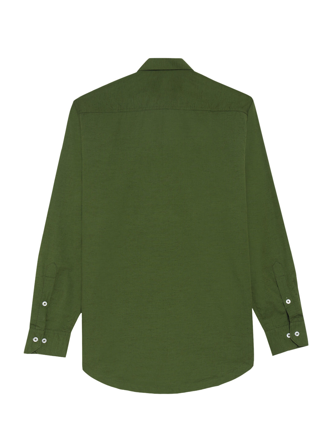 button down shirt in green