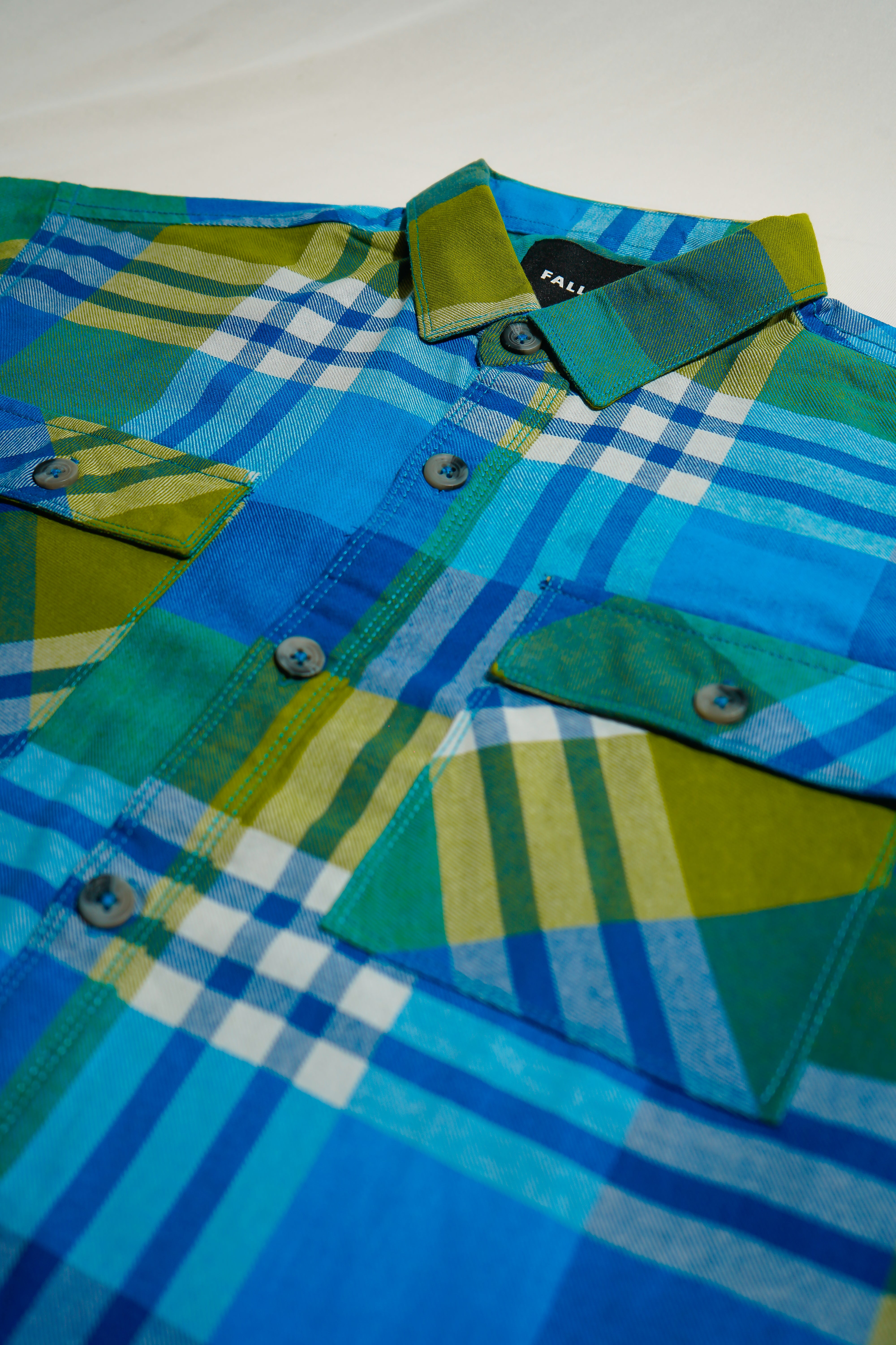 Blue Plaid Shirt