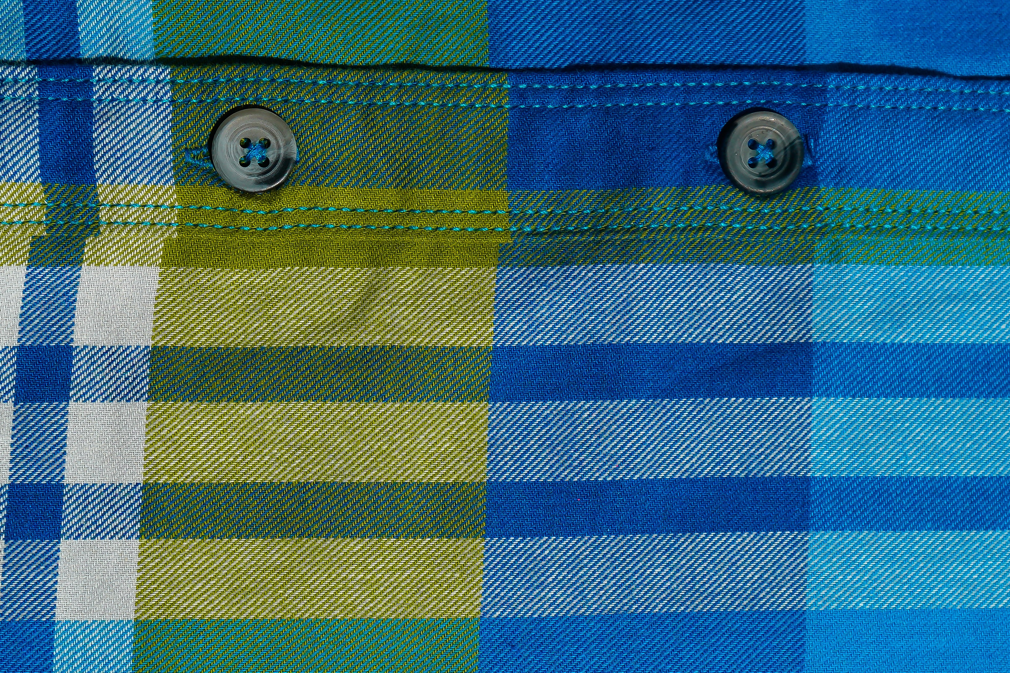 Blue Plaid Shirt