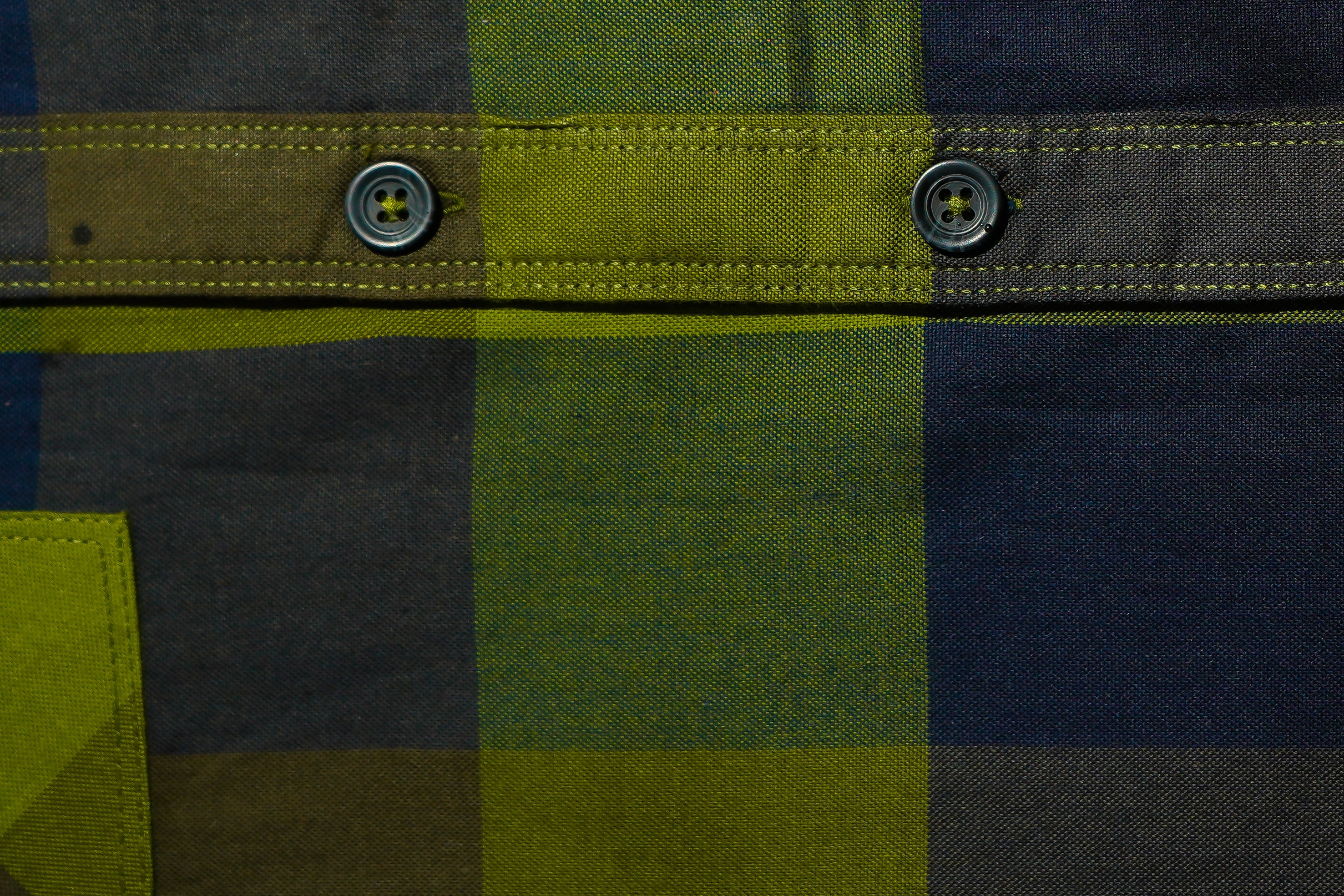 Green Plaid Shirt