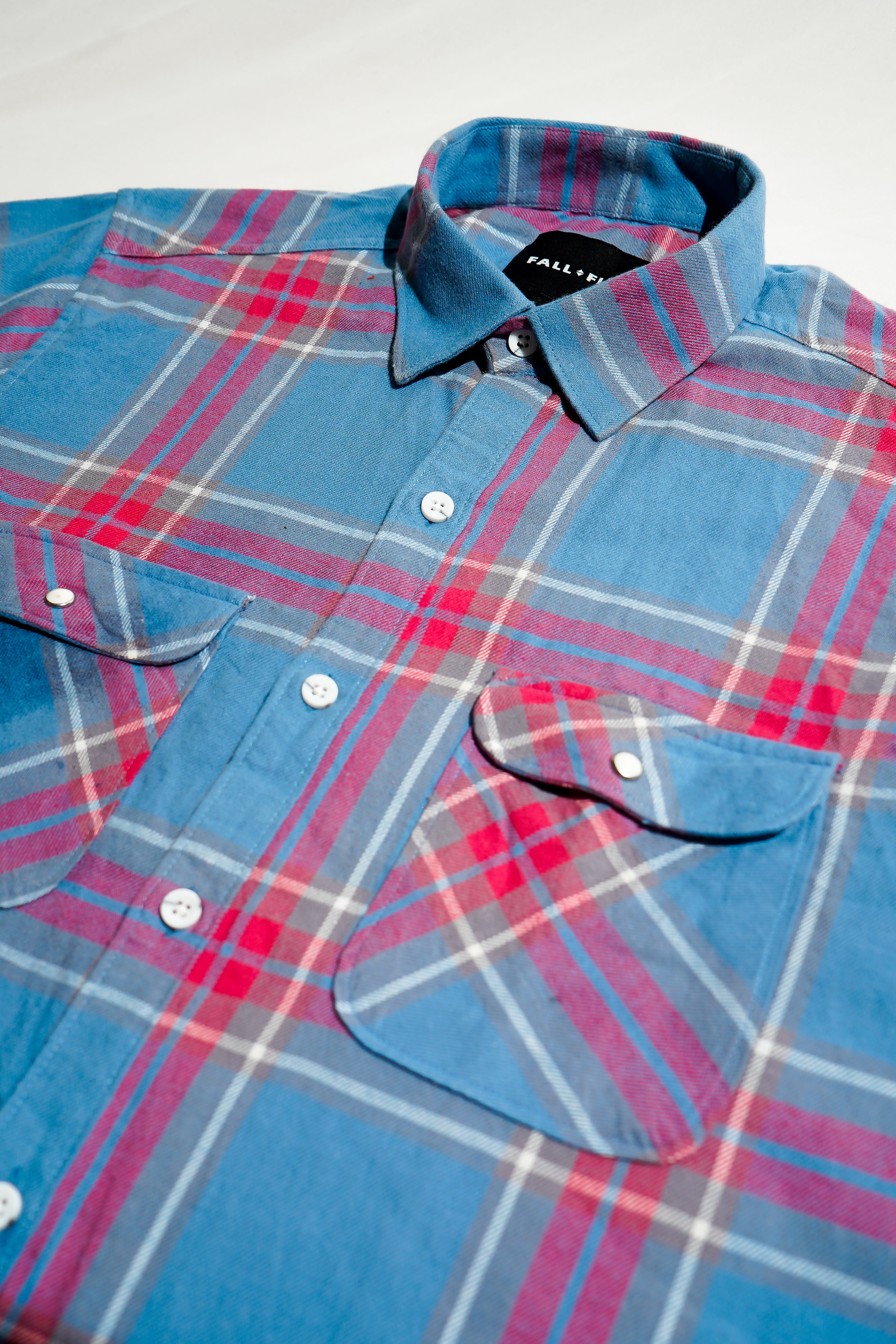 Pink Checkered Brushed Shirt