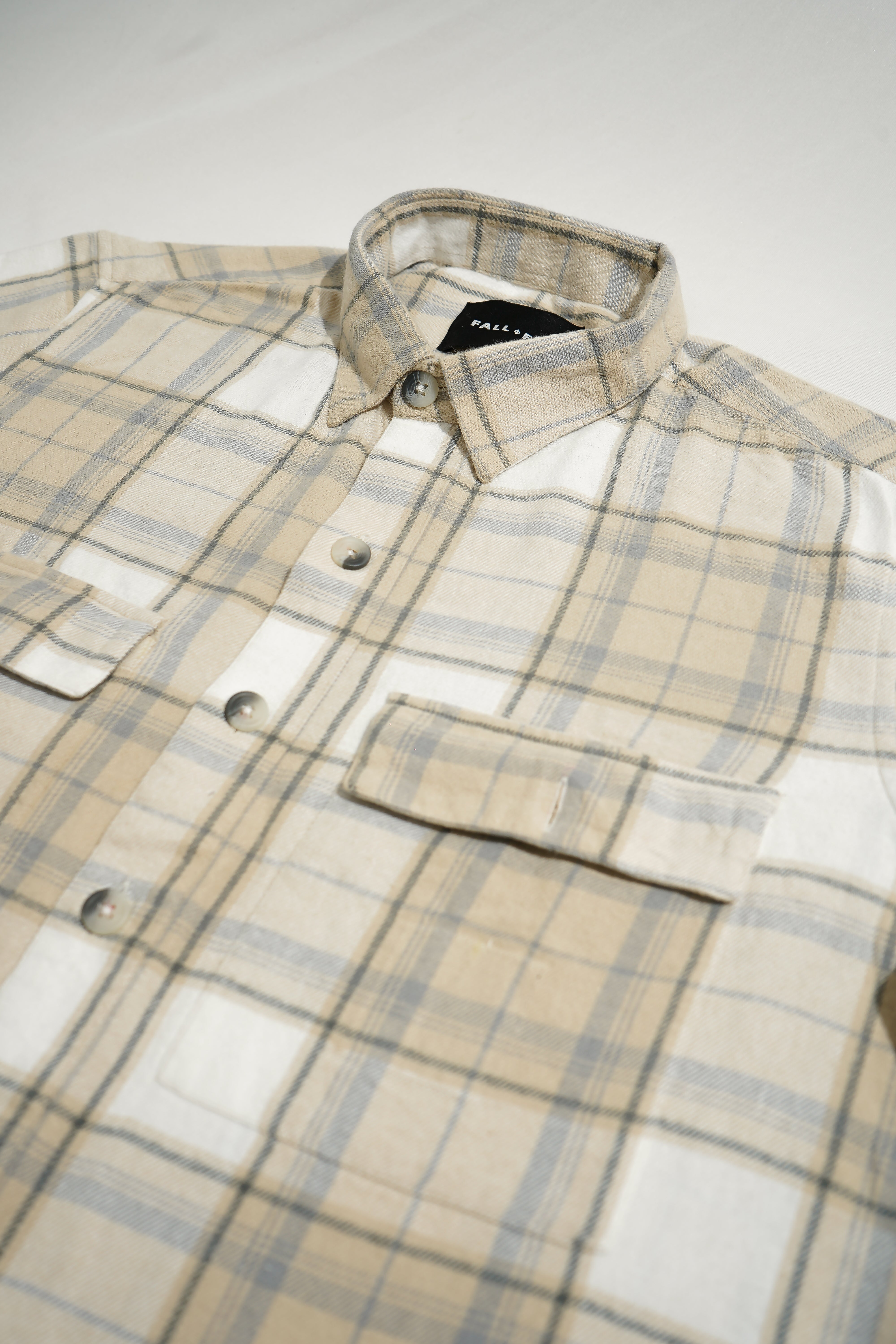 Beige Brushed Shirt