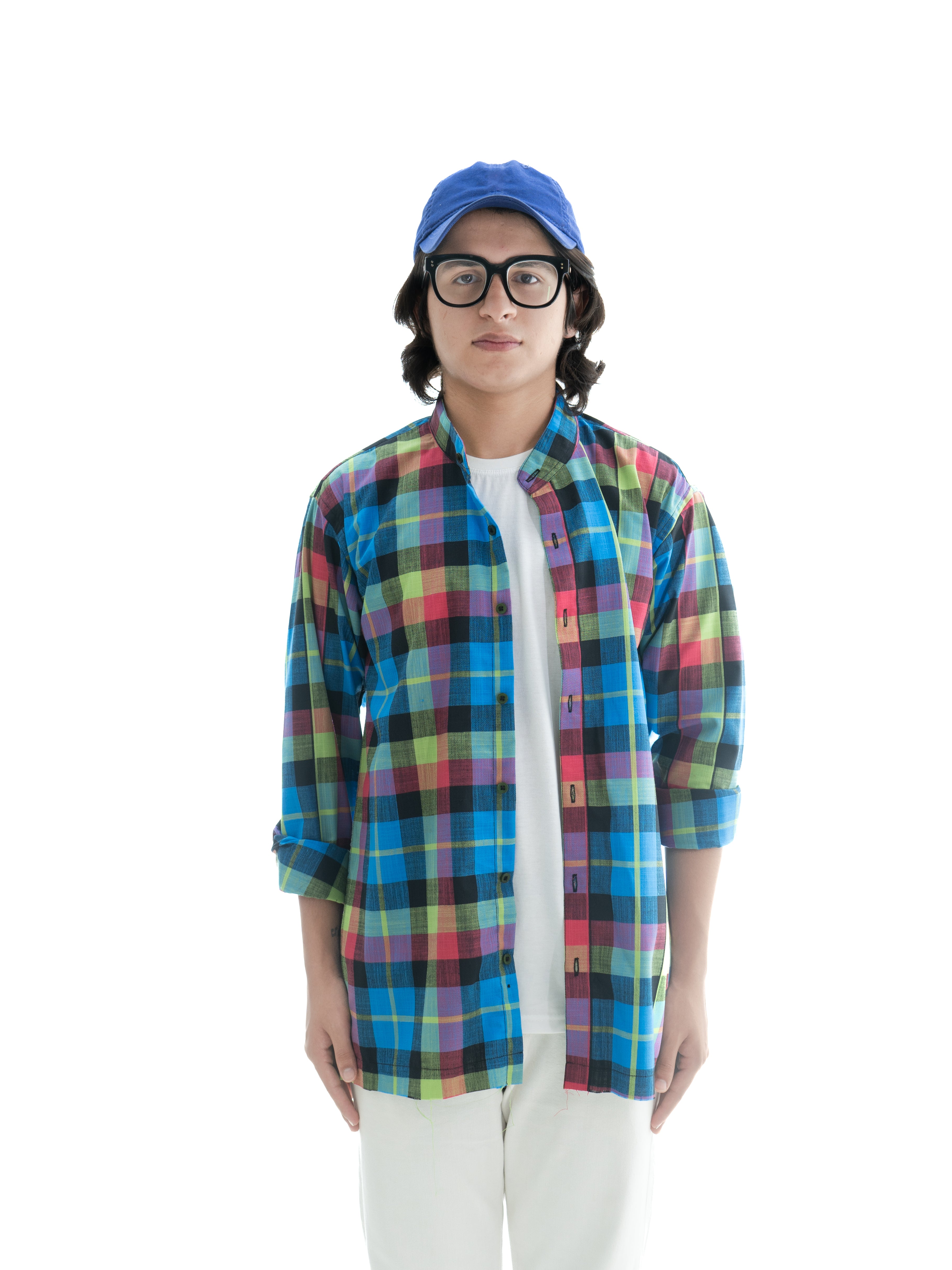 multi color checkered flannel shirt