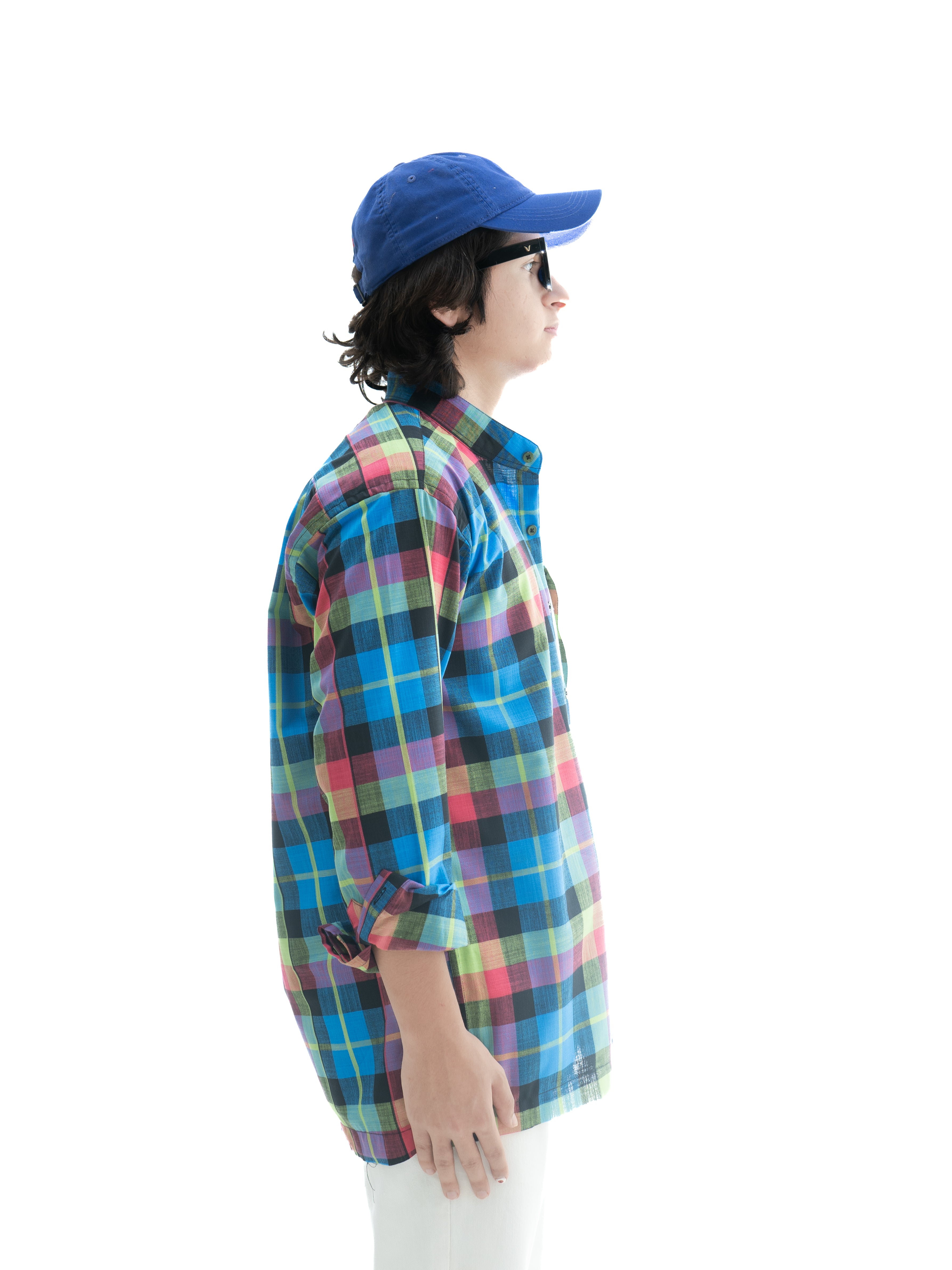 multi color checkered flannel shirt