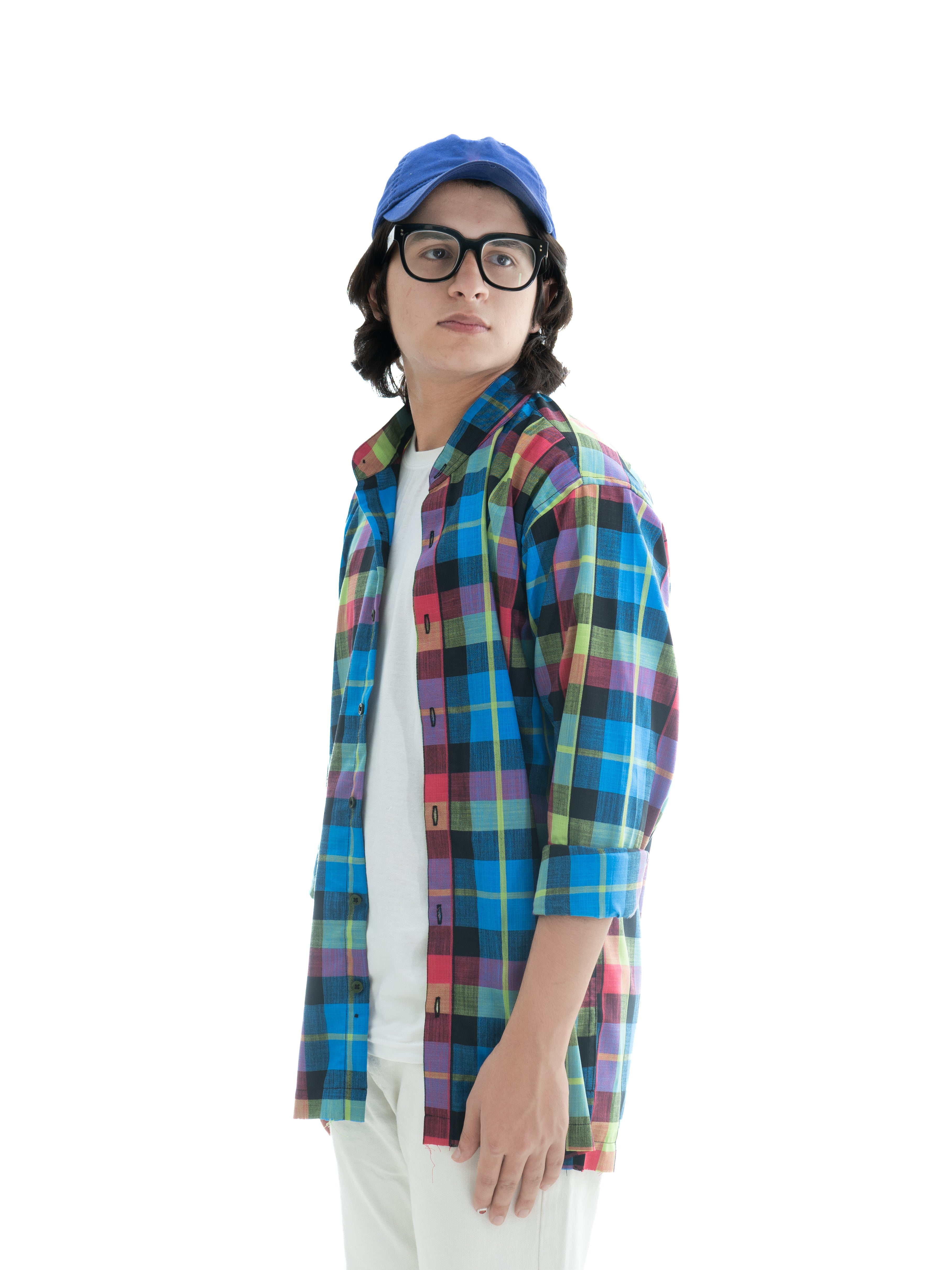multi color checkered flannel shirt