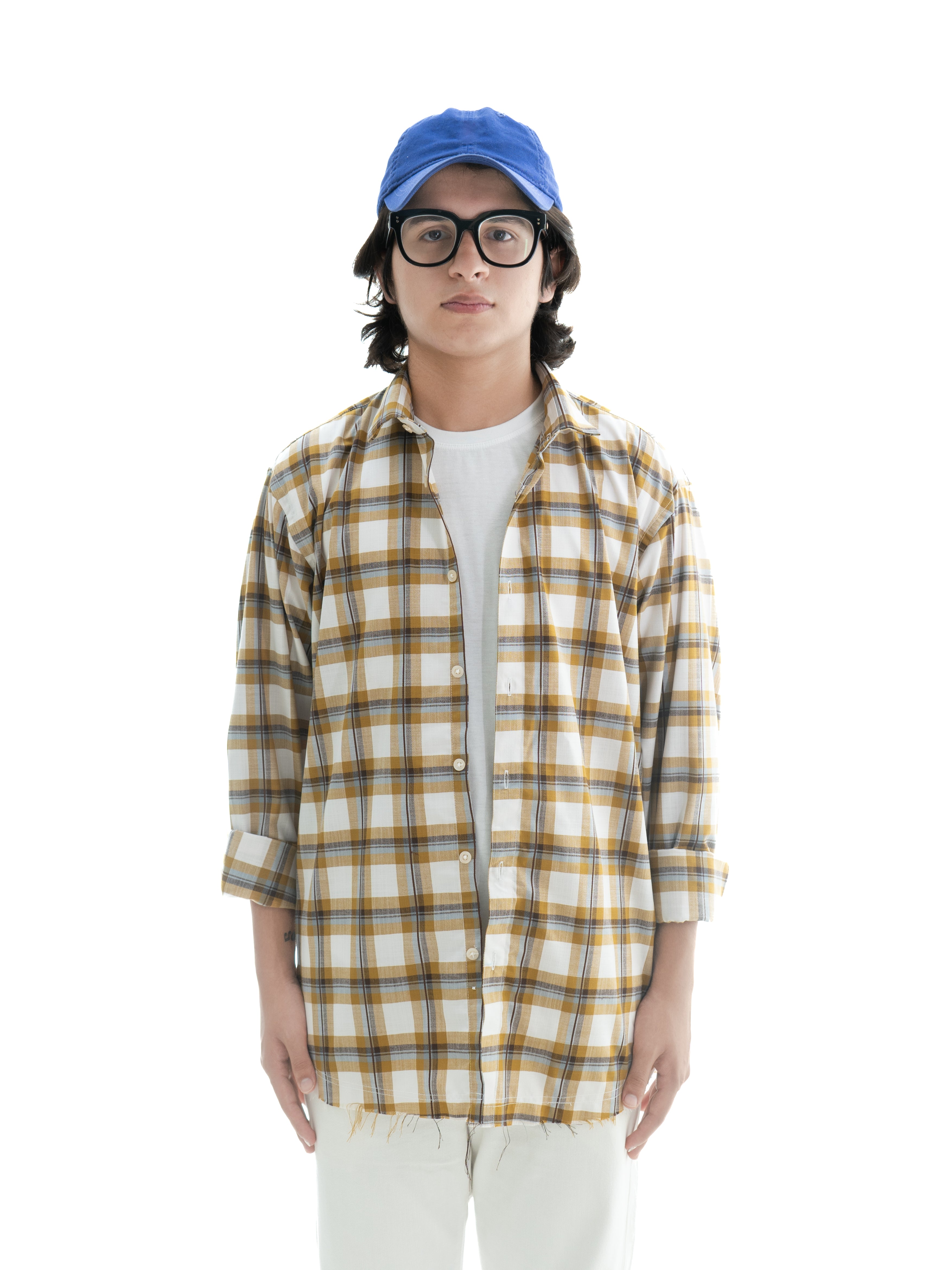 Big checkered flannel shirt