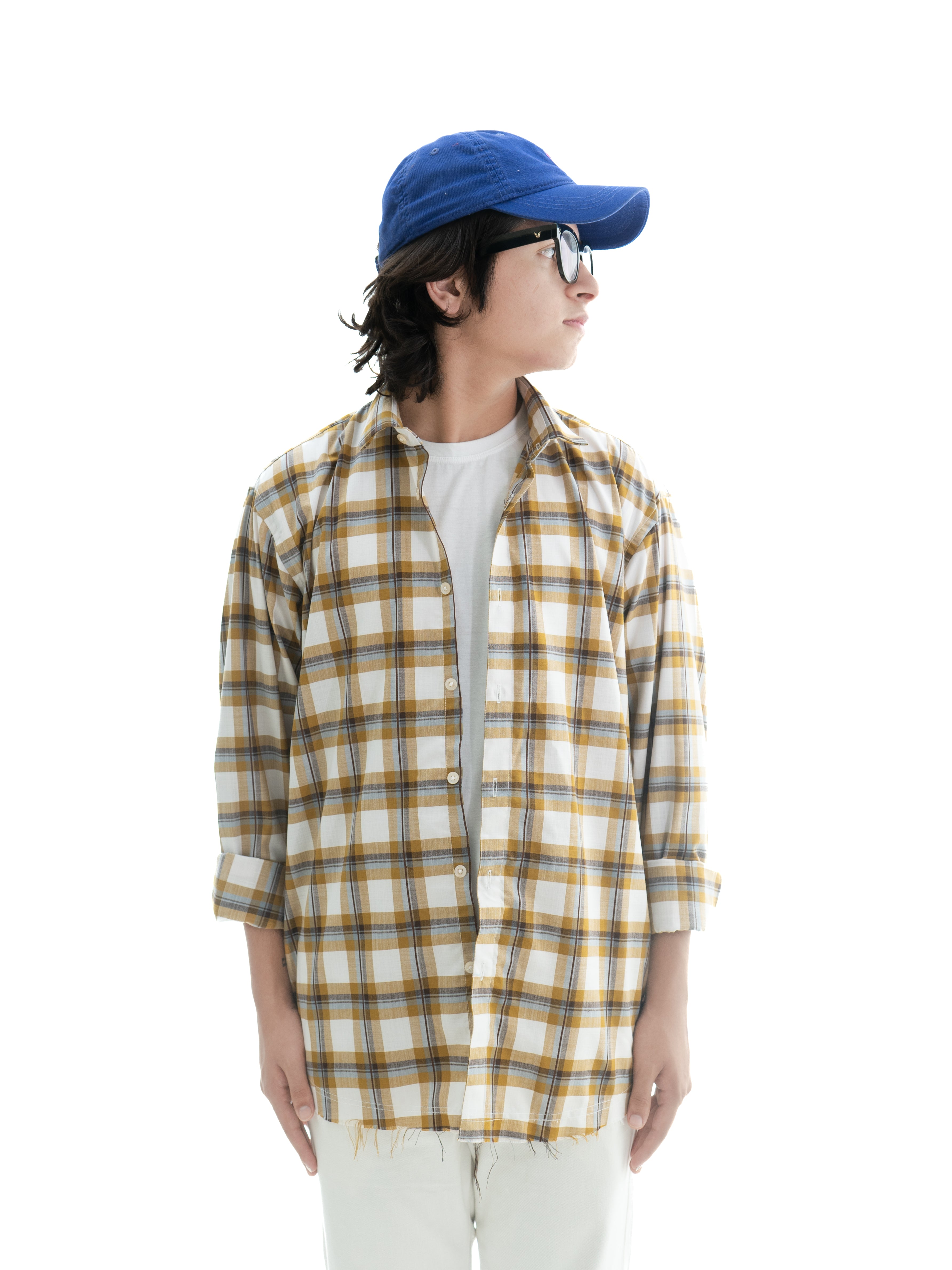 Big checkered flannel shirt