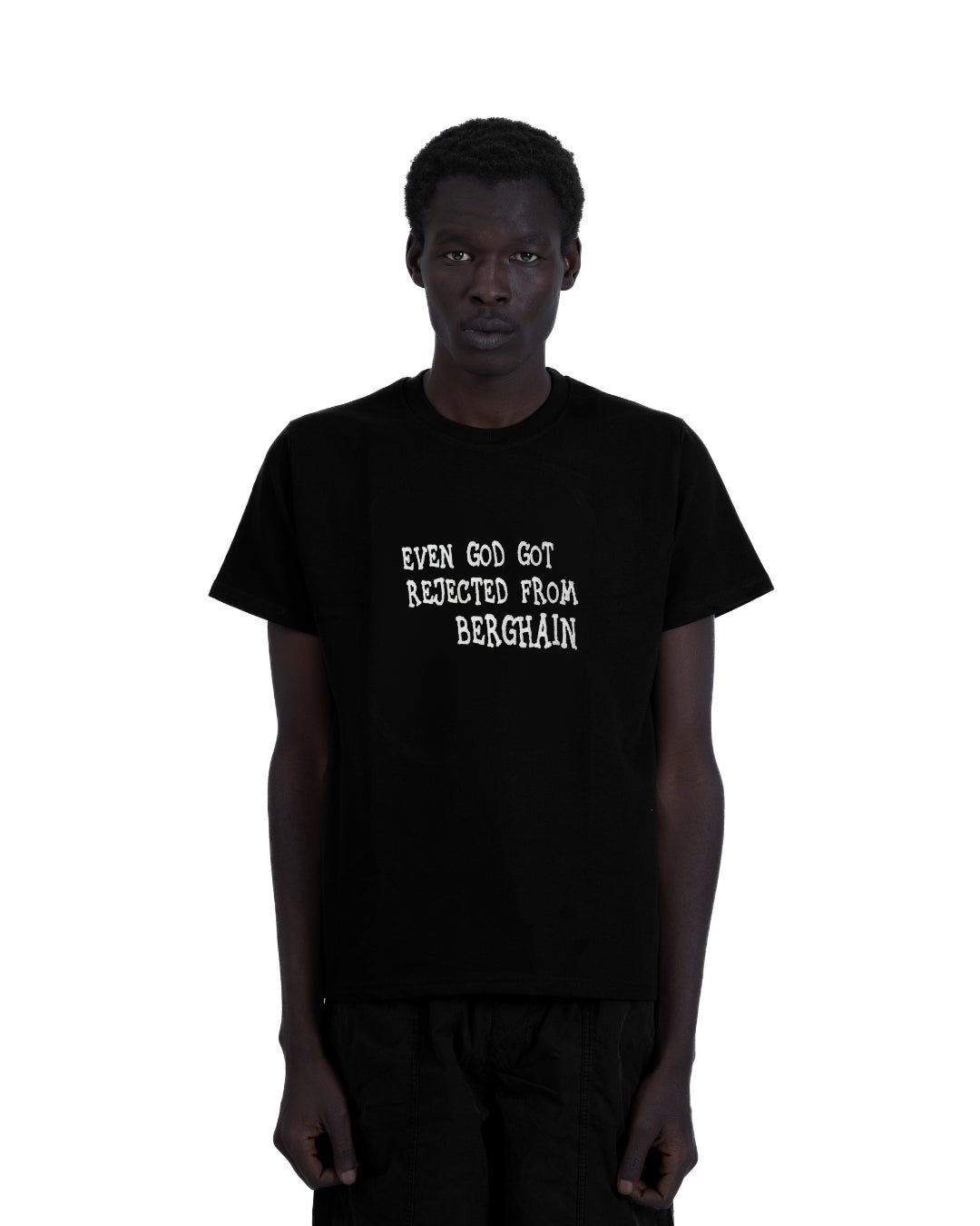 berghain tee in black
