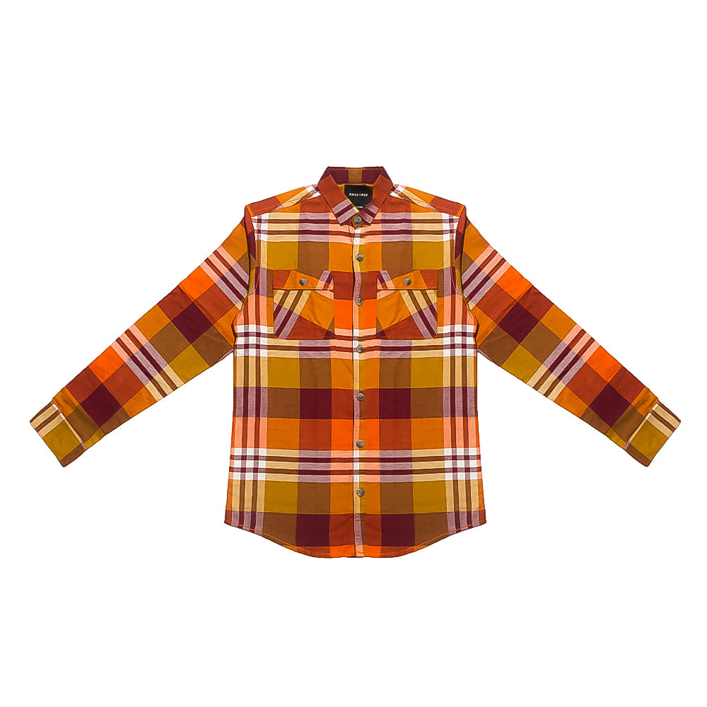 Orange Plaid Shirt