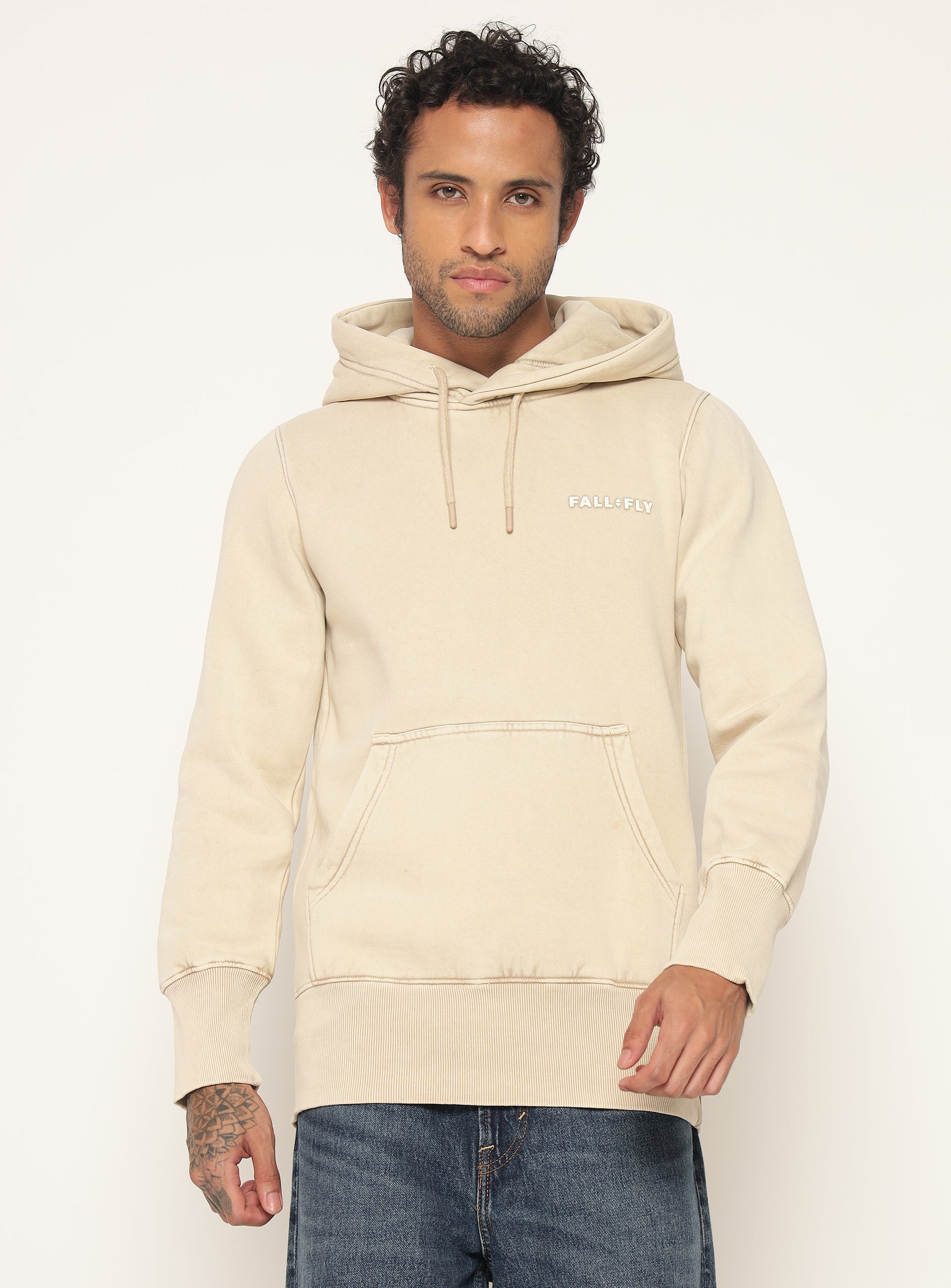 Signature Hoodie in Beige