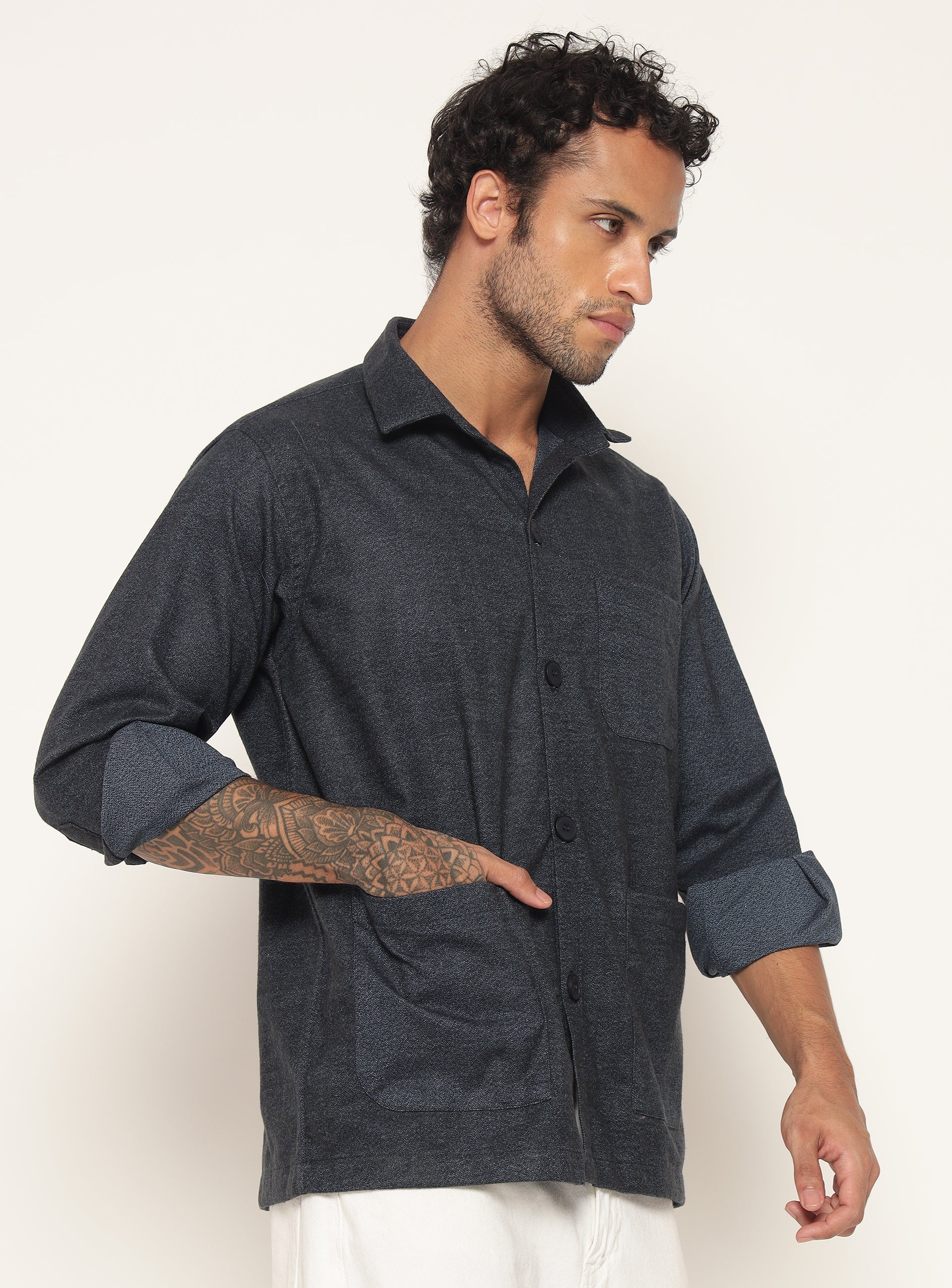 Blue Crisp Overshirt