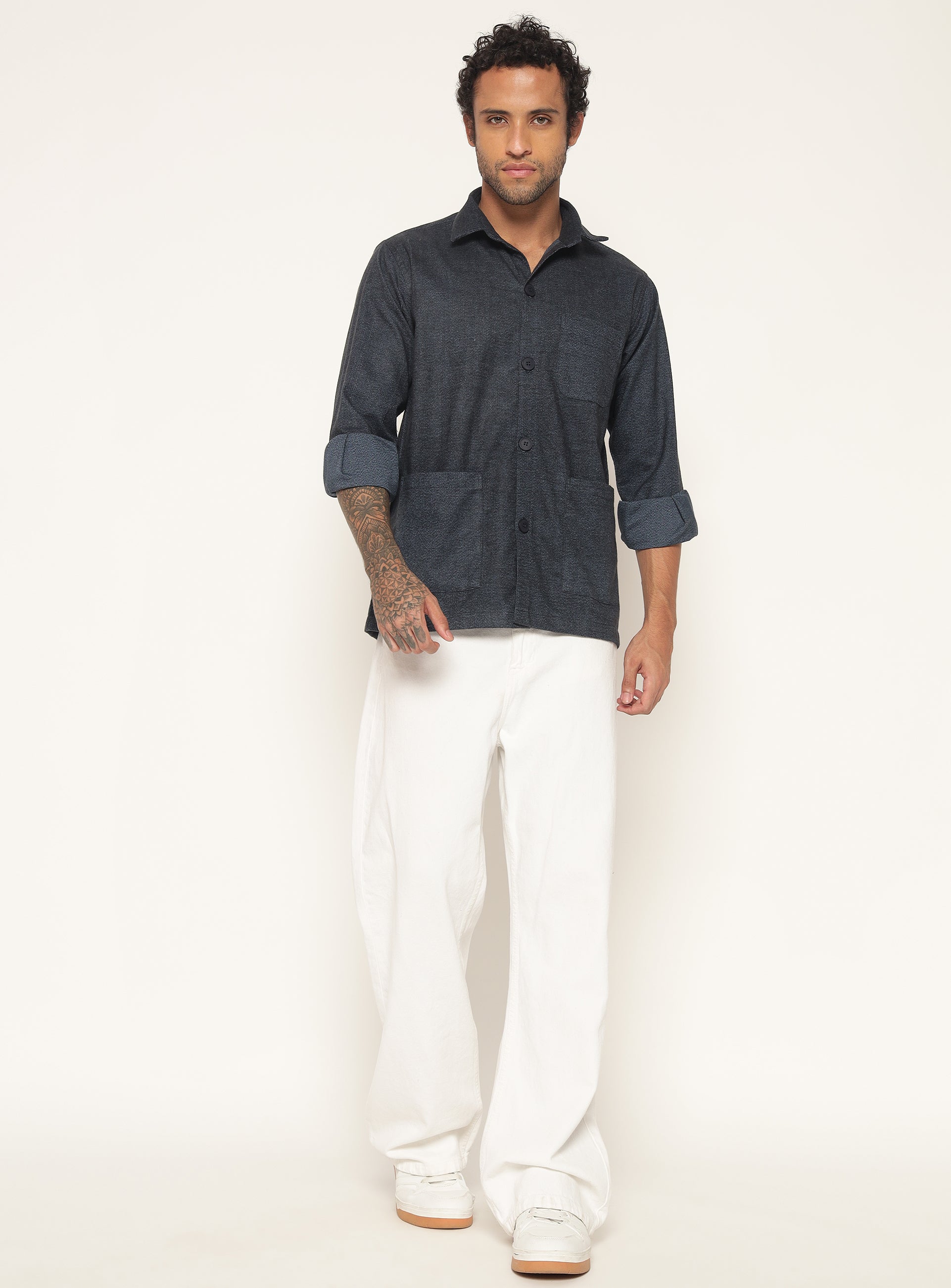 Blue Crisp Overshirt