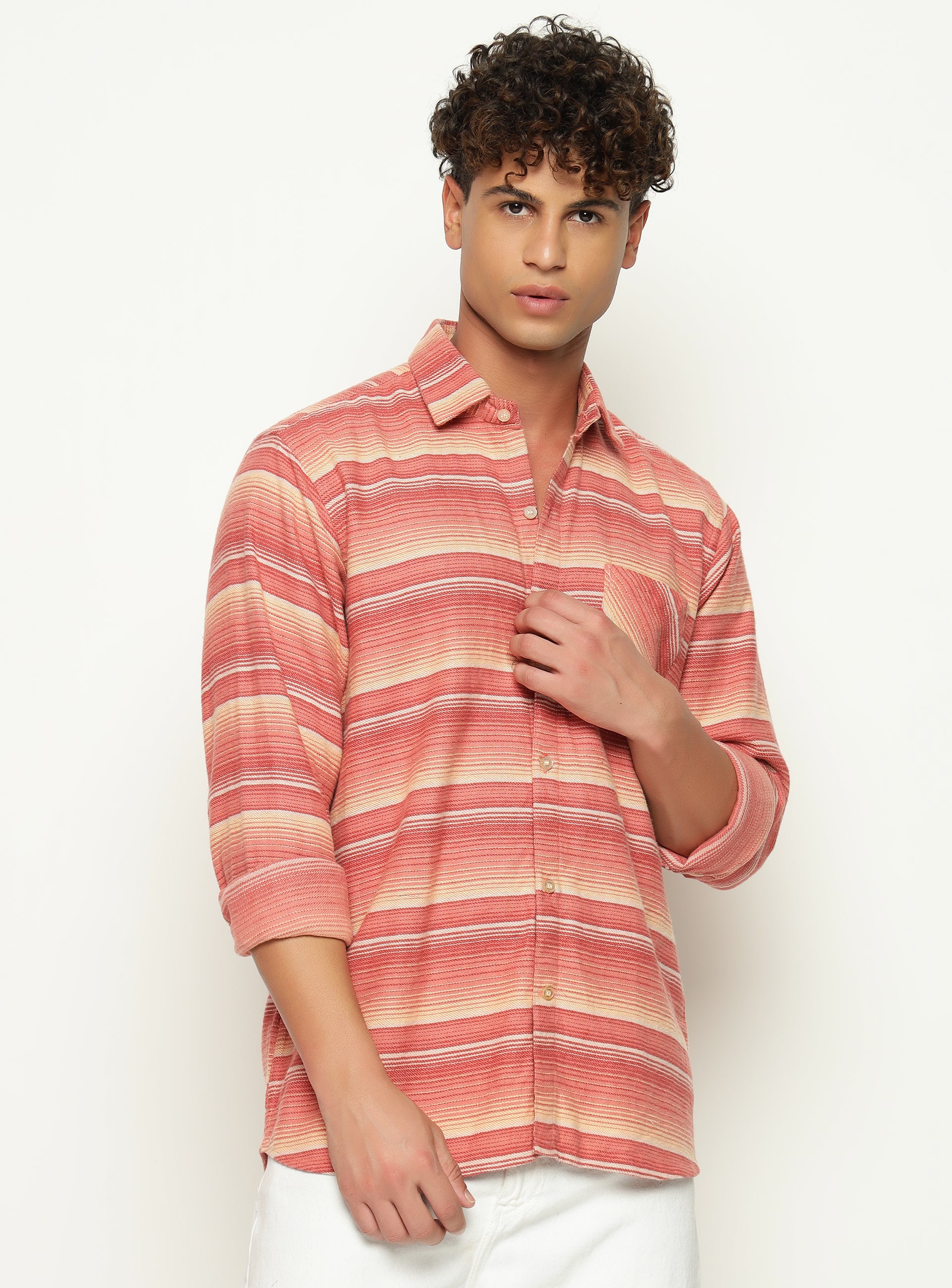 Pink wave Overshirt