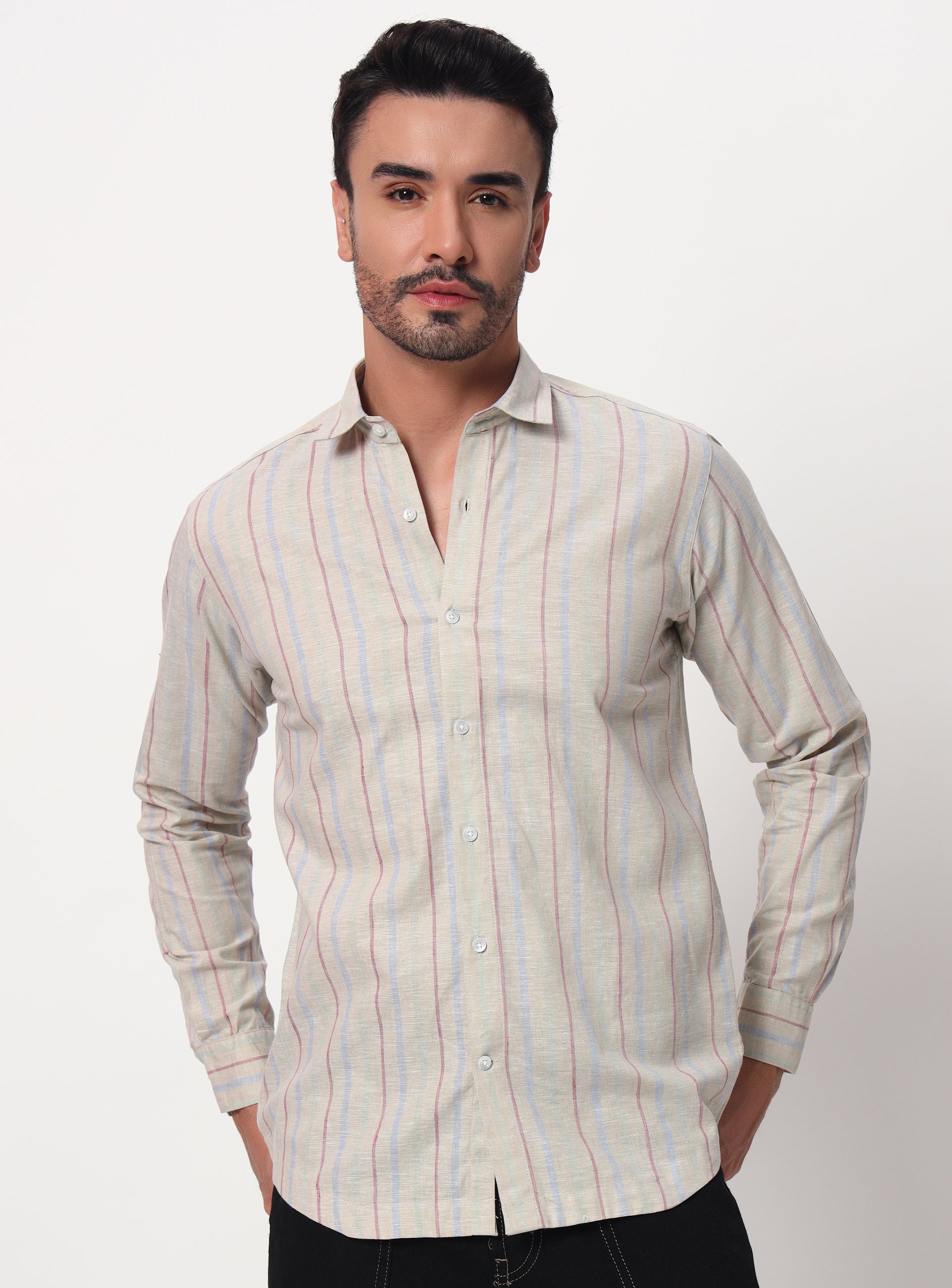 western linen shirt